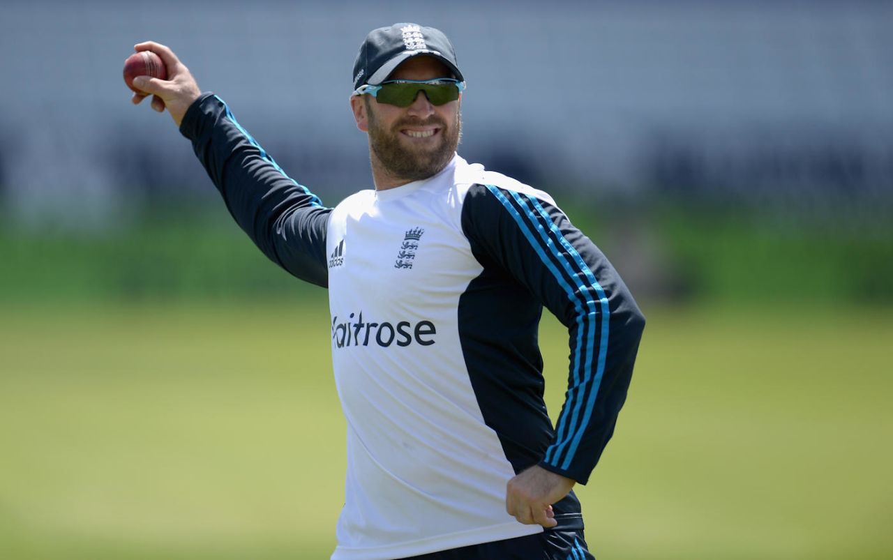 Matt Prior takes part in an England net session at Headingley, June 18, 2014