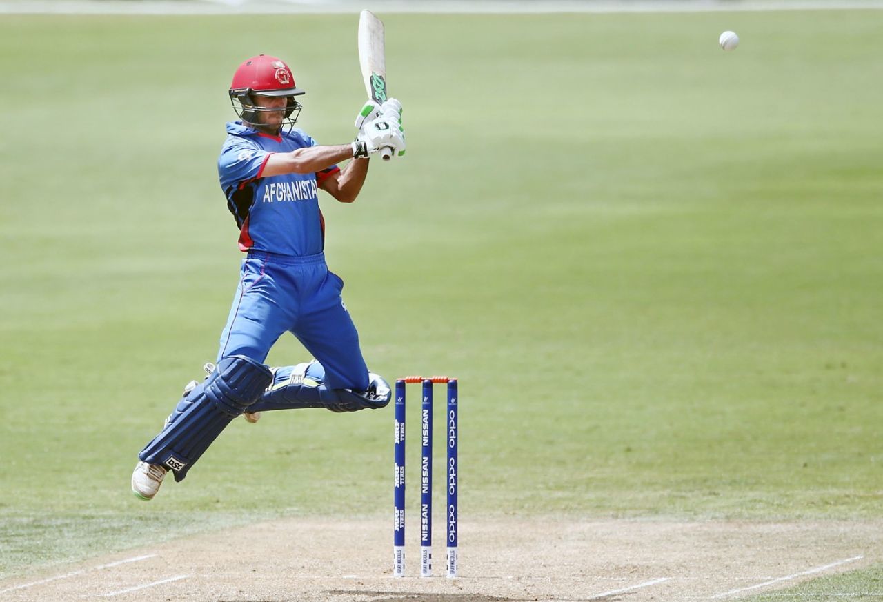 Ikram Ali Khil contributed a patient 46 to Afghanistan's win, Afghanistan v Pakistan, Under-19 World Cup, Whangarei, January 13, 2018