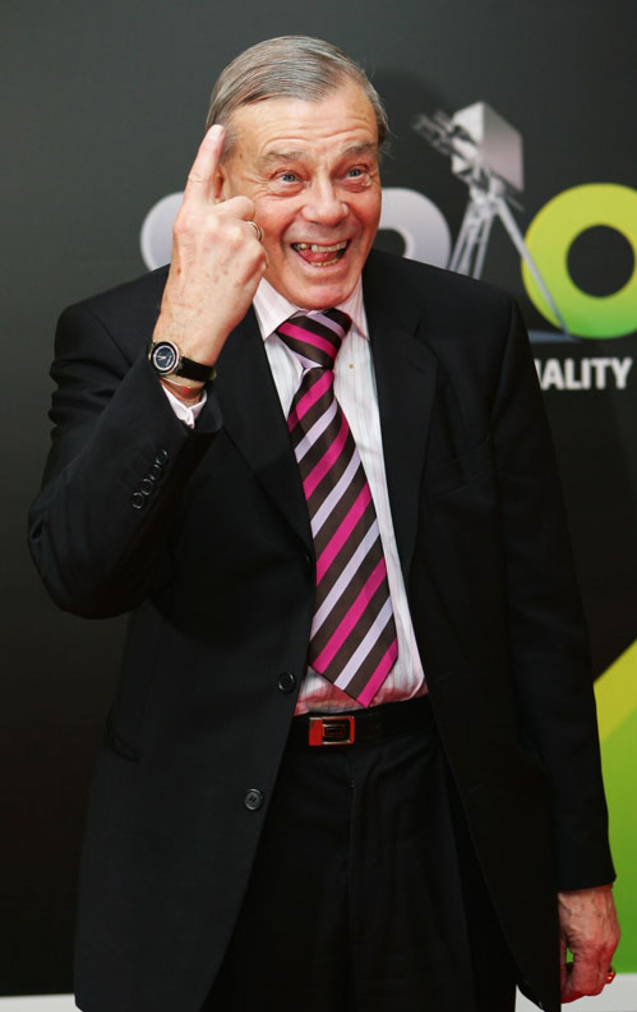 Dickie Bird arrives at the BBC Sports Personality of the Year Awards at the Birmingham NEC, December 9, 2007