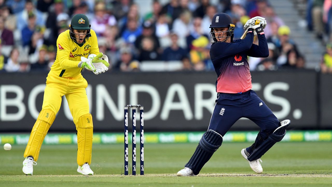 Jason Roy now holds the record for the highest score against Australia in a home ODI, Australia v England, 1st ODI, Melbourne, January 14, 2018