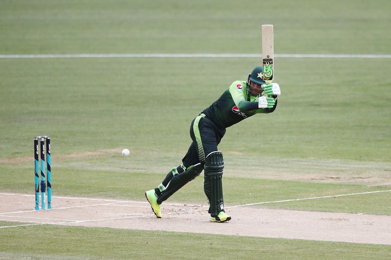 Fakhar Zaman puts his wrists to good use, New Zealand v Pakistan, 4th ODI, Hamilton, January 16, 2018