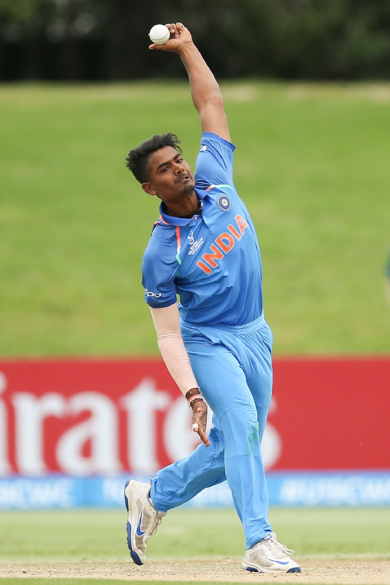 Anukul Roy ripped through PNG with five wickets, India v Papua New Guinea, Under-19 World Cup, Mount Maunganui, January 16, 2018