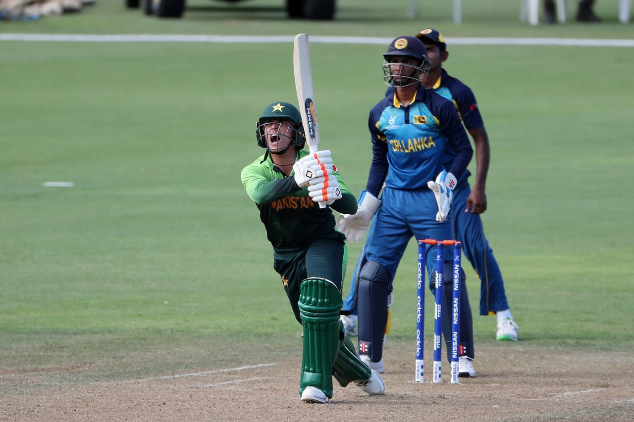 Muhammad Musa hit the winning runs for Pakistan Under-19s, Pakistan v Sri Lanka, Under-19 World Cup 2018, Whangarei, January 19, 2018