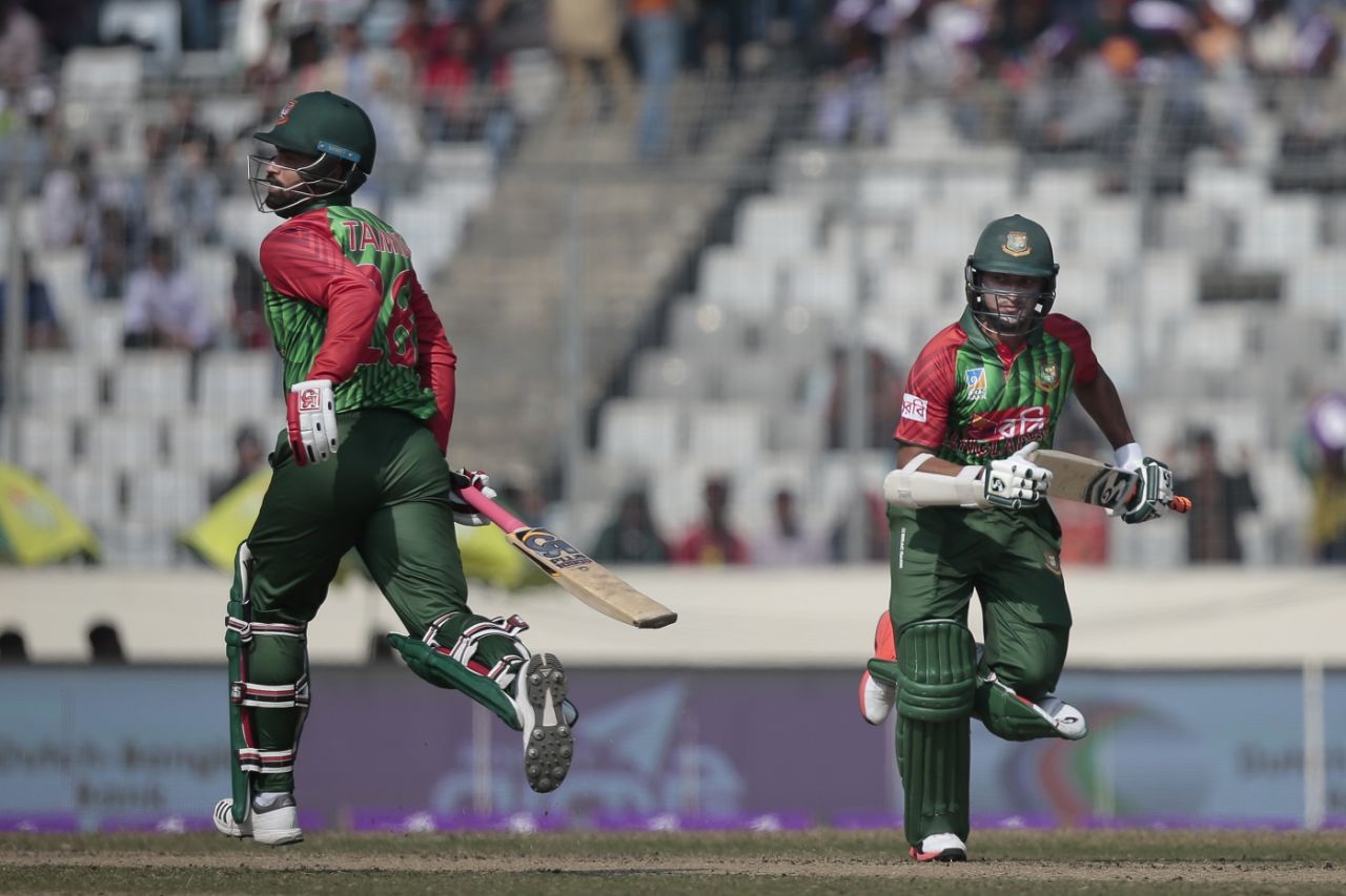 Tamim Iqbal and Shakib Al Hasan kept Bangladesh ticking, Bangladesh v Sri Lanka, Tri-nation series, Dhaka, January 19, 2018