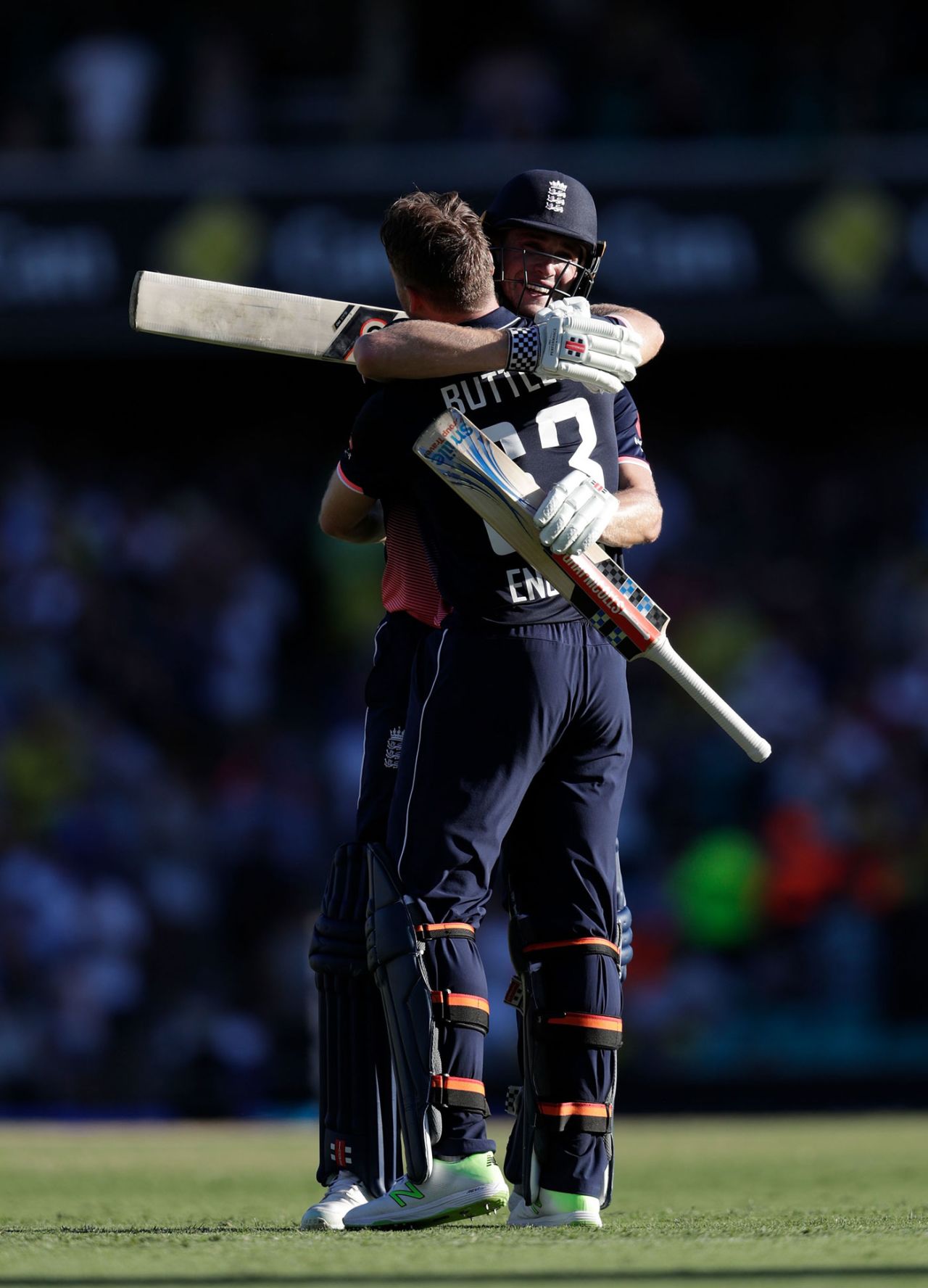 Jos Buttler and Chris Woakes added 113 together, Australia v England, 3rd ODI, Sydney, January 21, 2018