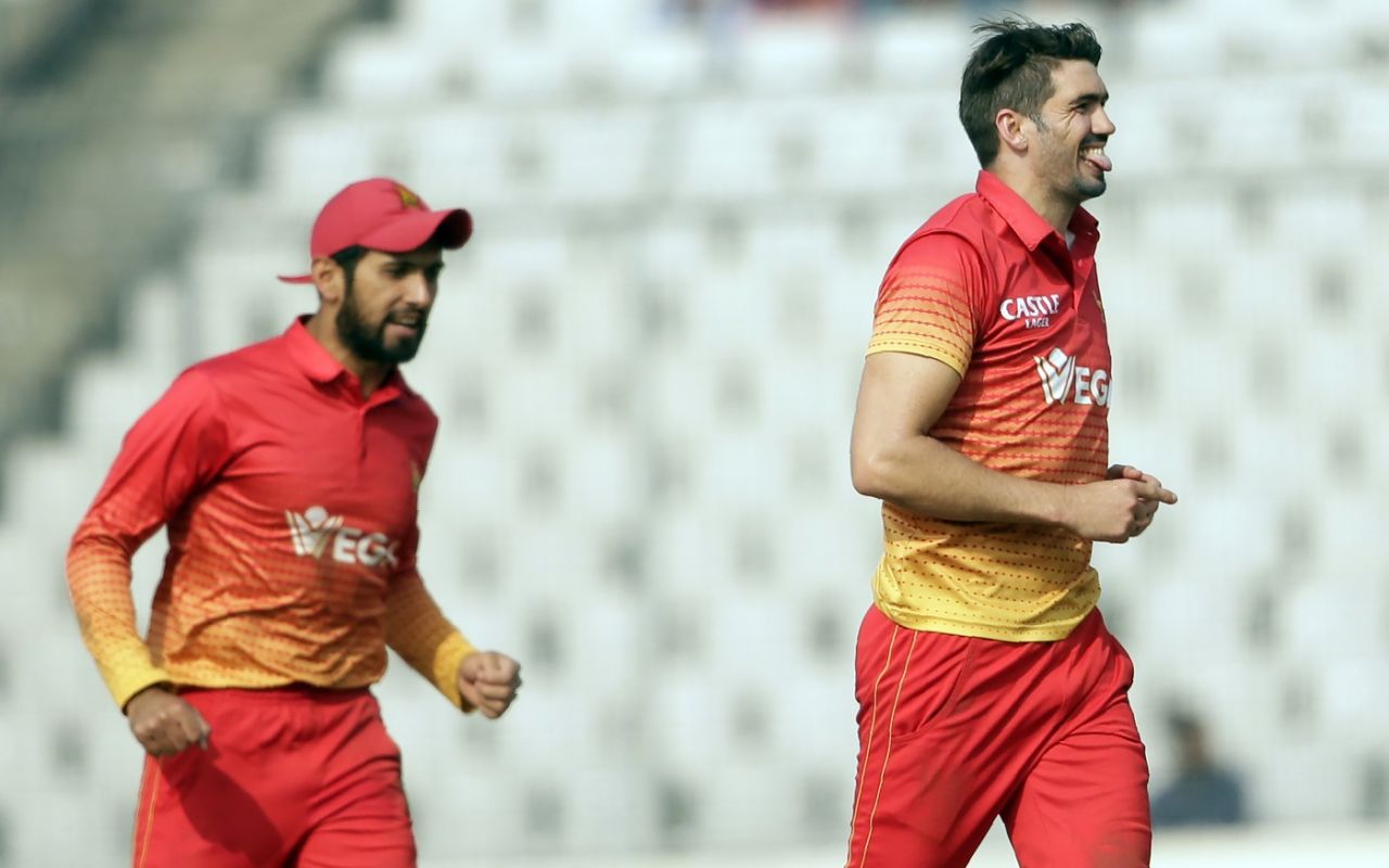 Graeme Cremer finished with four wickets, Bangladesh v Zimbabwe, Tri-nation series, Mirpur, January 23, 2018