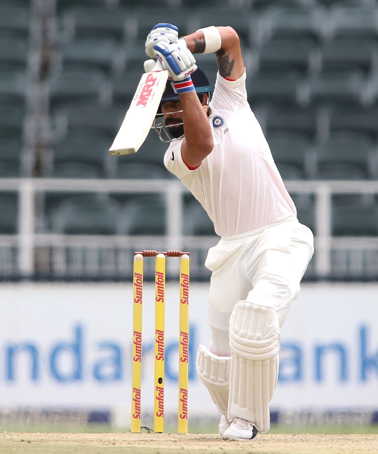 Virat Kohli nails the cover drive, South Africa v India, 3rd Test, Johannesburg, 1st day, January 24, 2018