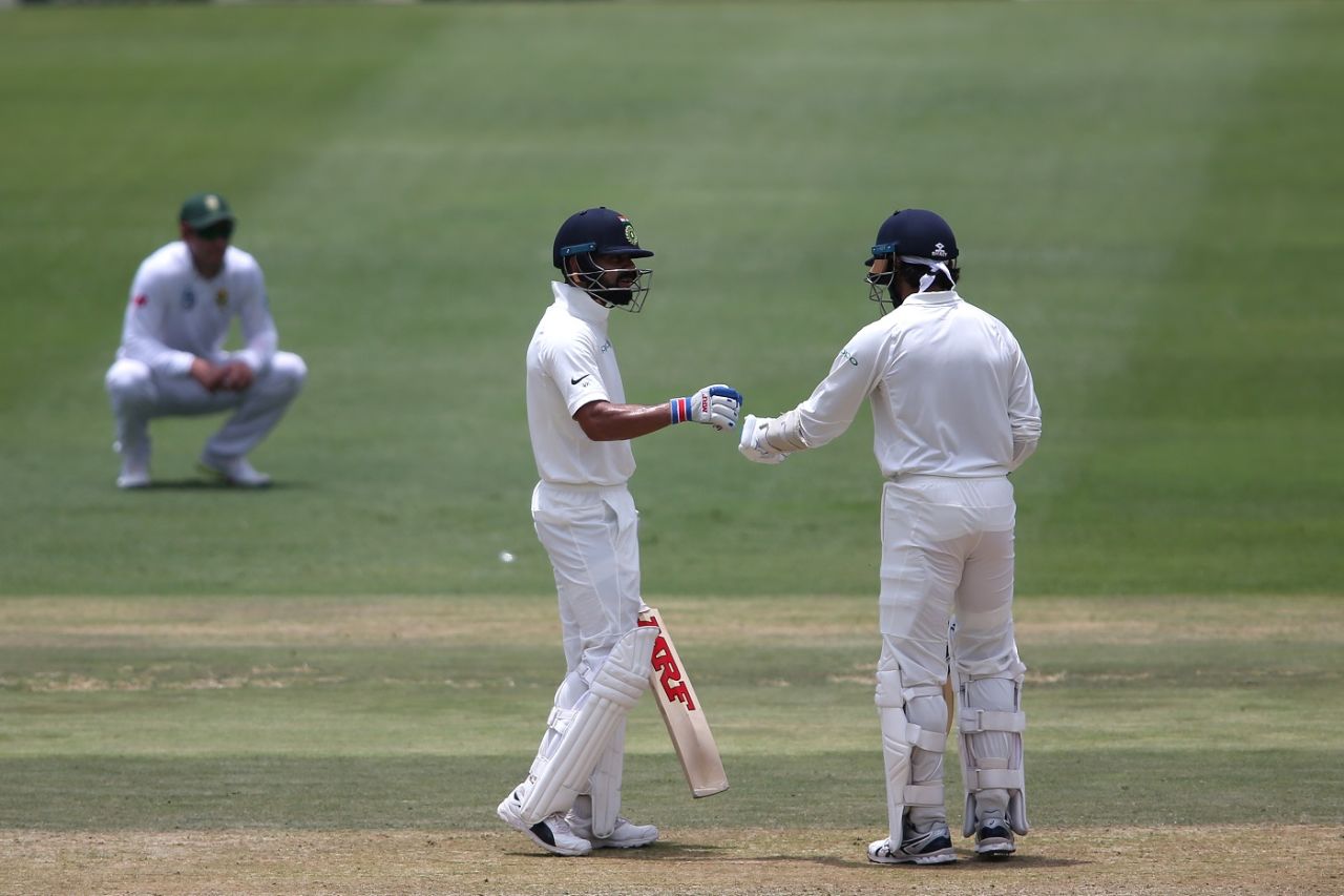 Virat Kohli and M Vijay built India's lead, South Africa v India, 3rd Test, Johannesburg, 3rd day, January 26, 2018