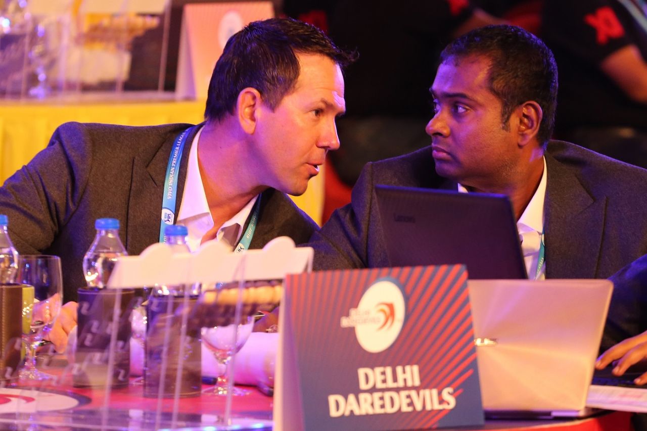 Delhi Daredevils coach Ricky Ponting was in attendance at the 2018 IPL auction, Bengaluru, January 27, 2018