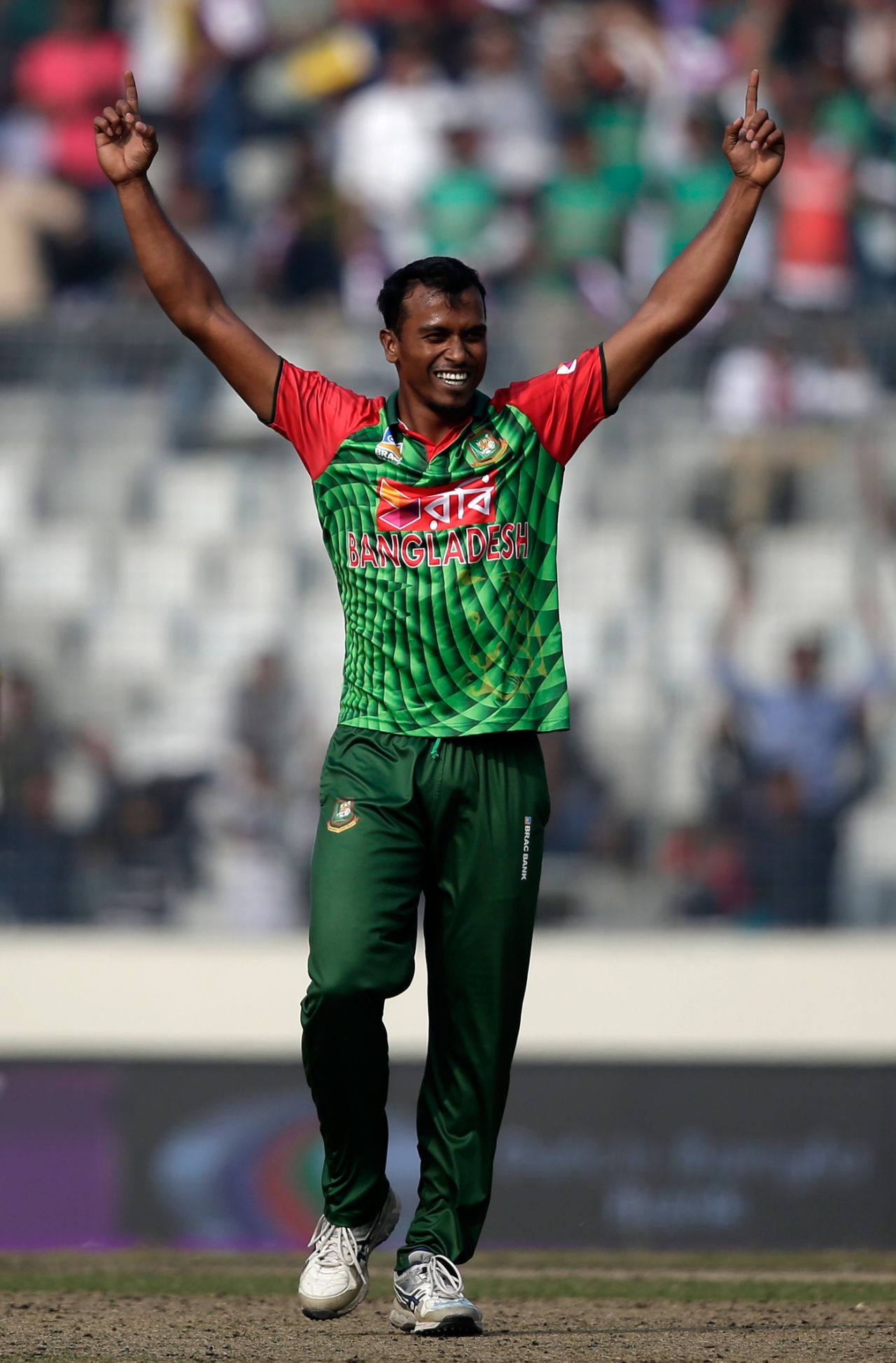 Rubel Hossain picked up his seventh four-for in ODIs, Bangladesh v Sri Lanka, Tri-Nation Series, final, Mirpur, January 27, 2018