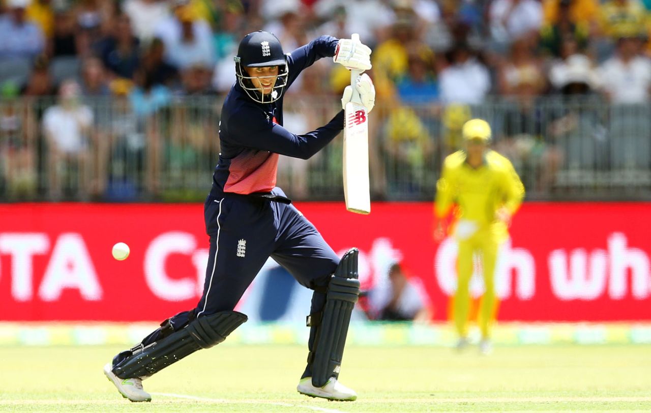Joe Root anchored the innings with another half-century, Australia v England, 5th ODI, Perth, January 28, 2018
