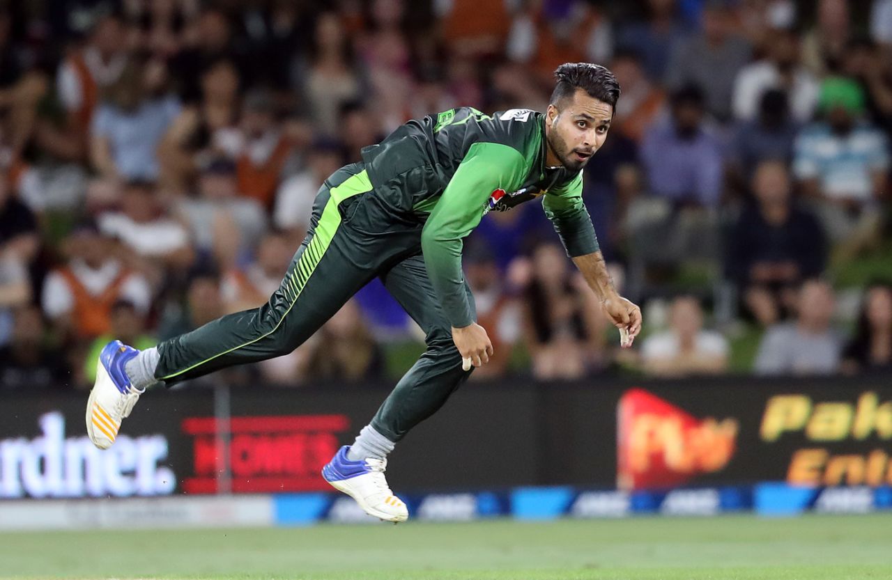 Faheem Ashraf dismissed Kane Williamson early, Pakistan v New Zealand, 3rd T20I, Mount Maunganui, Jan 28, 2018