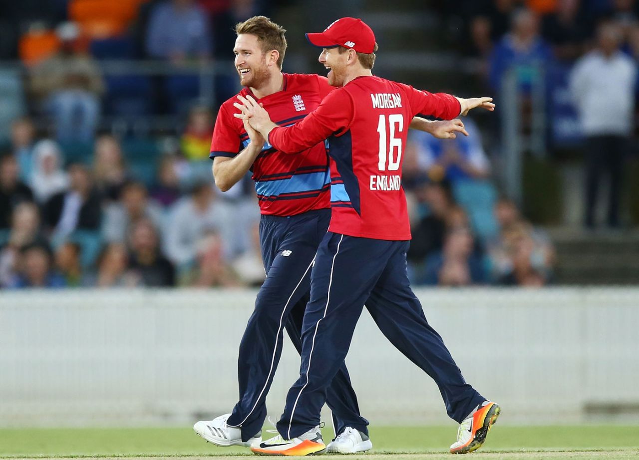 Liam Dawson claimed three wickets in a tight spell, Prime Minister's XI v England, Tour match, Canberra, February 2, 2018