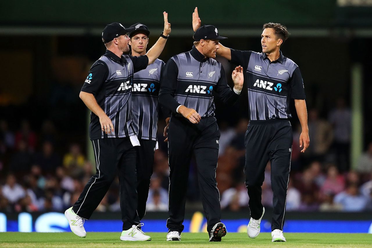 Trent Boult continued David Warner's lean run, Australia v New Zealand, Trans-Tasman T20, Sydney, February 3, 2018