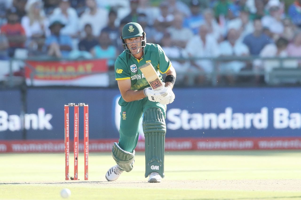 Aiden Markram fell for 32, South Africa v India, 3rd ODI, Cape Town, February 7, 2018