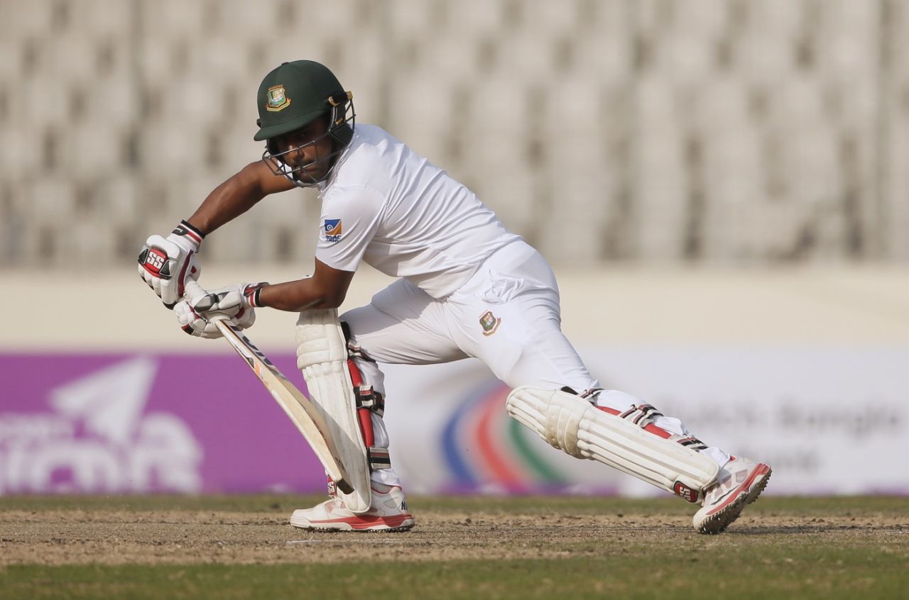 Imrul Kayes dabs one behind point, Bangladesh v Sri Lanka, 2nd Test, Mirpur, 1st day, February 8, 2018