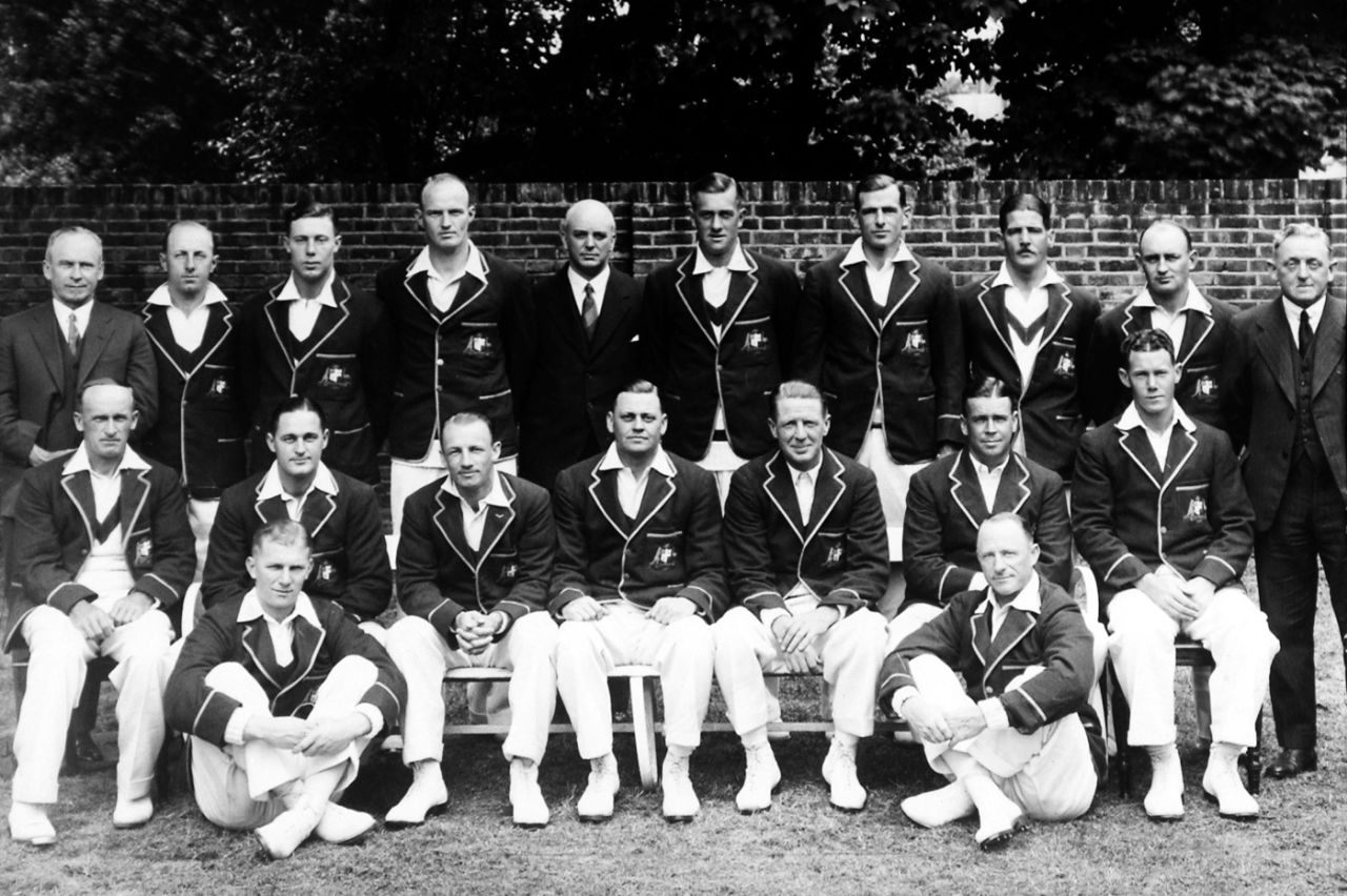 The Australian 1934 Ashes squad, May 1, 1934