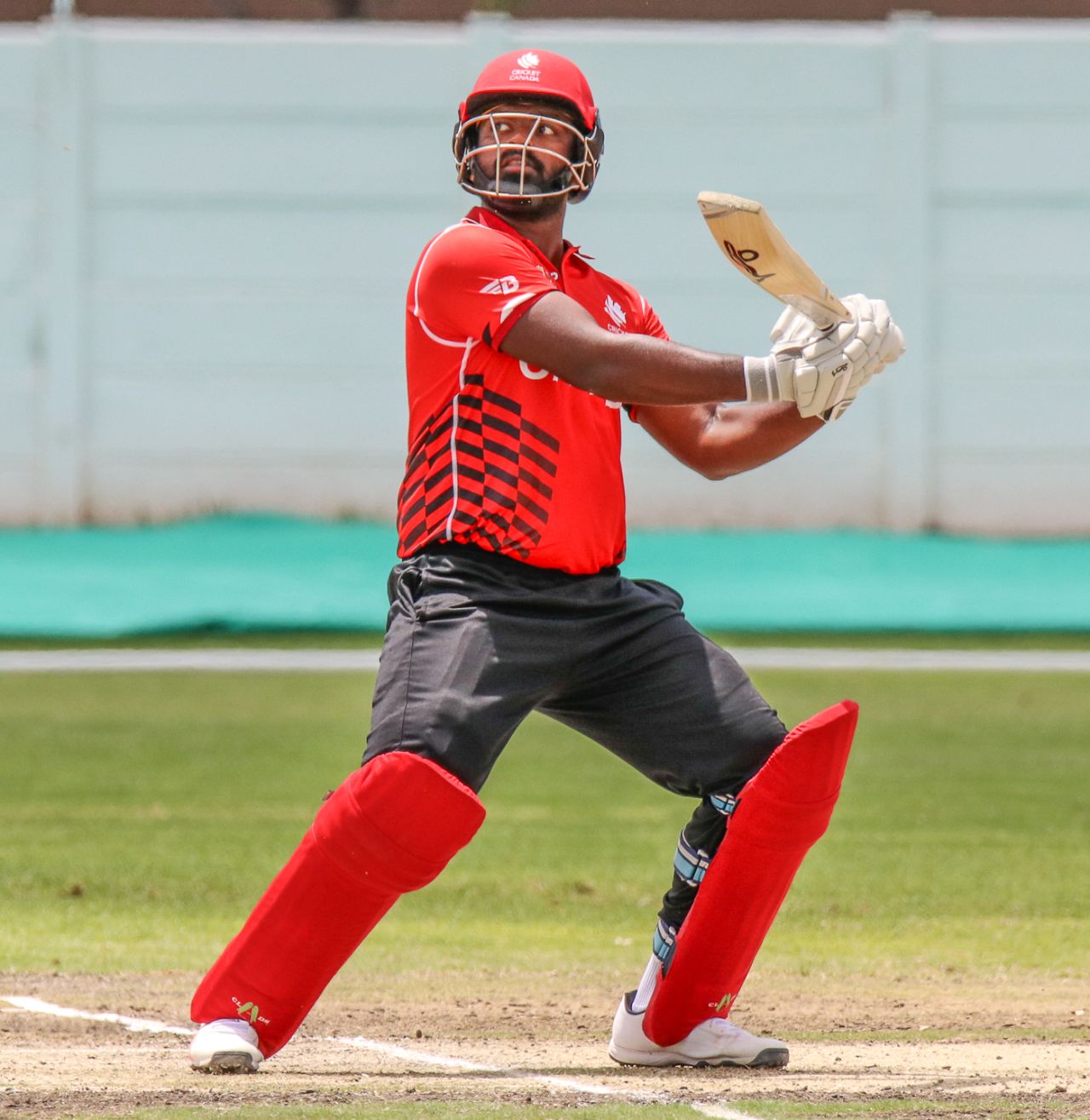Srimantha Wijeyeratne demonstrated inventive strokeplay throughout his innings, Canada v Nepal, ICC World Cricket League Division Two, Windhoek, February 14, 2018