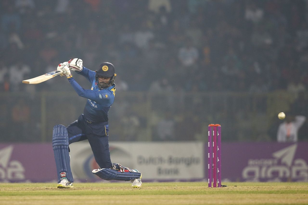 Upul Tharanga punches through point, Bangladesh v Sri Lanka, 2nd T20I, Sylhet
