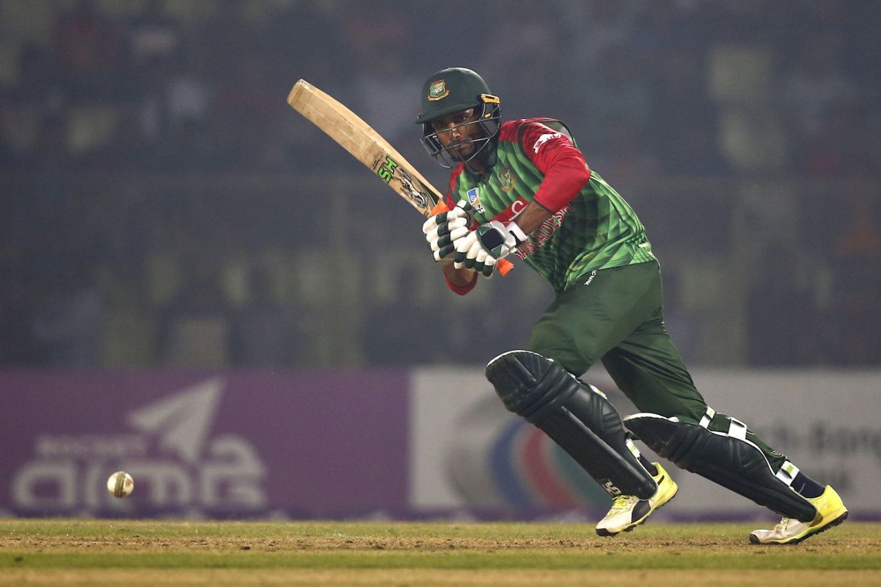 Mahmudullah turns the ball to the leg side, Bangladesh v Sri Lanka, 2nd T20I, Sylhet