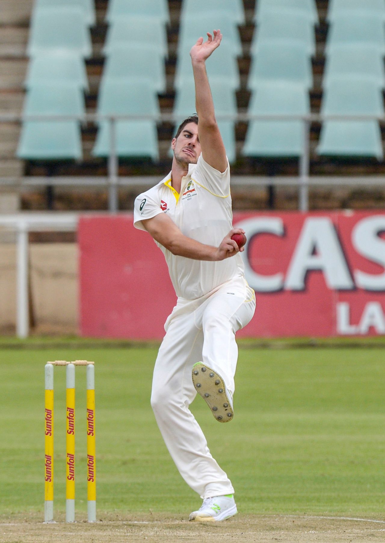 Pat Cummins hits his delivery stride, South Africa A v Australia, Benoni, February 22, 2018