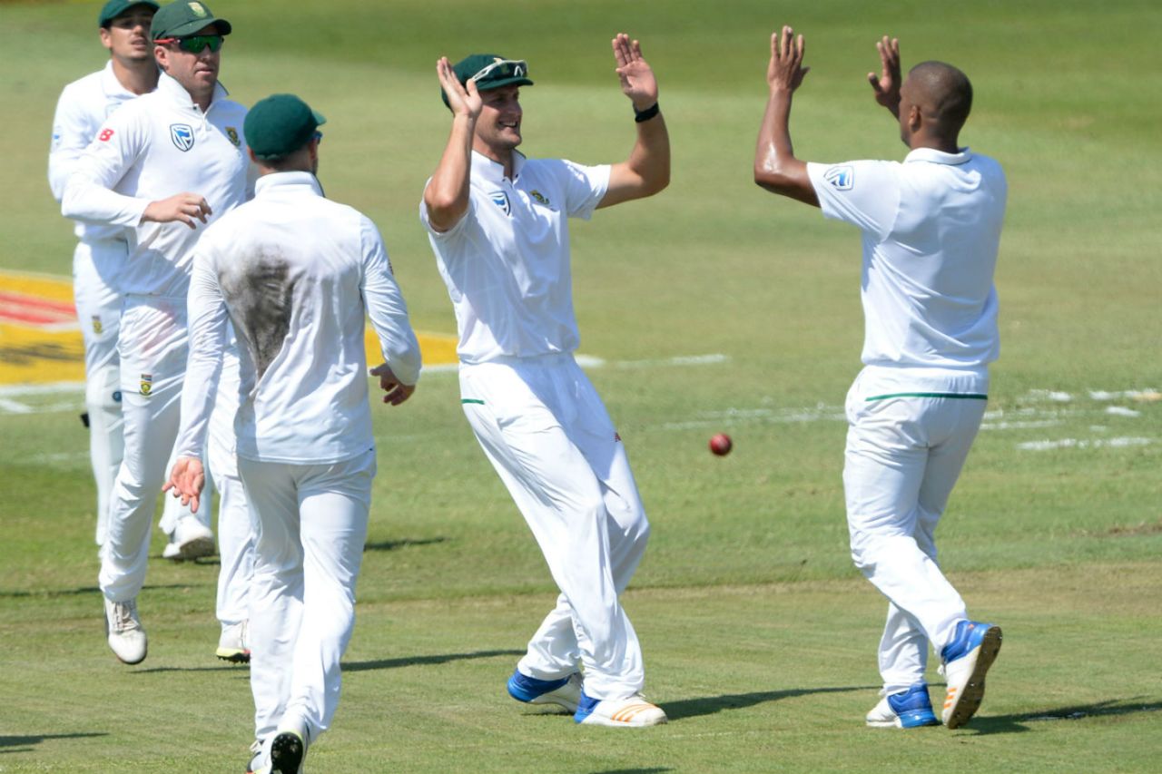 Vernon Philander claimed the early wicket of Cameron Bancroft, South Africa v Australia, 1st Test, Durban, 1st day, March 1, 2018