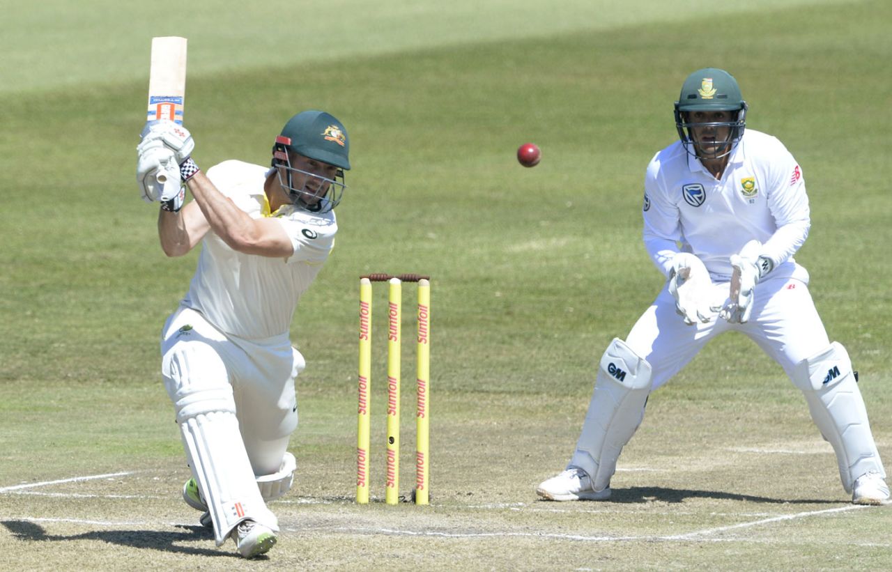Shaun Marsh held the middle order together, South Africa v Australia, 1st Test, Durban, 3rd day, March 3, 2018