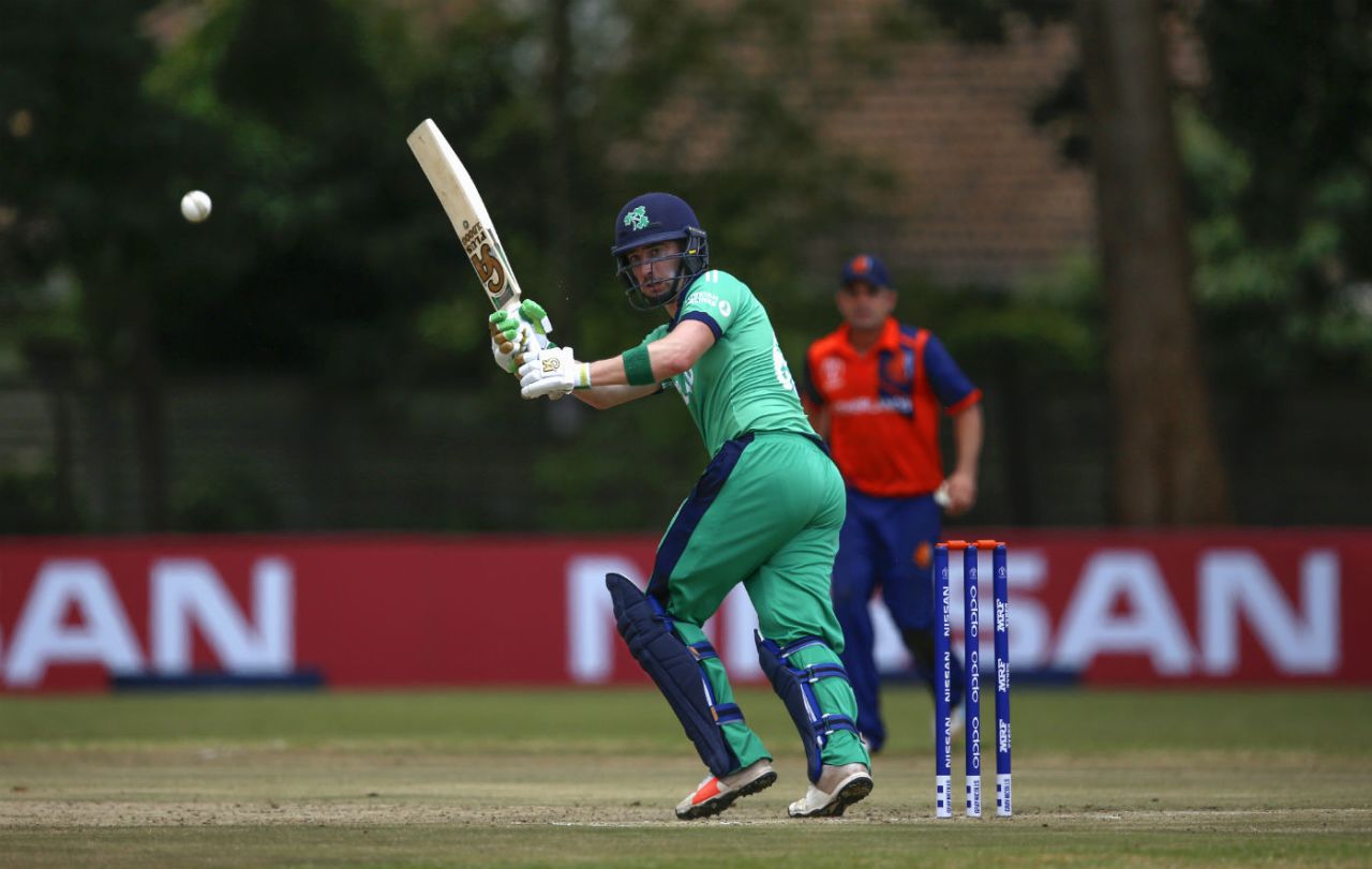 Andy Balbirnie in action at the World Cup Qualifiers in Zimbabwe, Ireland v Netherlands, World Cup Qualifiers, Group A, Harare, March 4, 2018