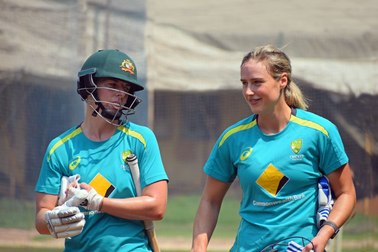 Elyse Villani and Ellyse Perry had a lengthy hit in the nets, Australia tour of India 2018, Mumbai, March 5, 2018