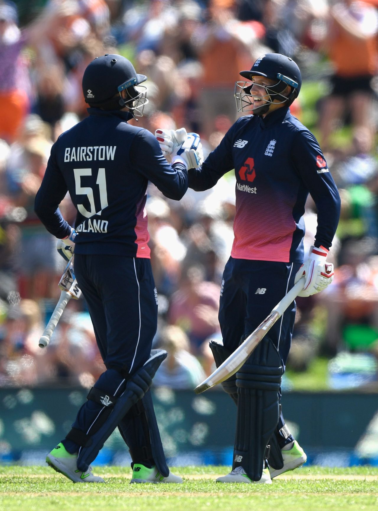 Jonny Bairstow and Joe Root added 190 for the second wicket, New Zealand v England, 4th ODI, Dunedin, March 7, 2018