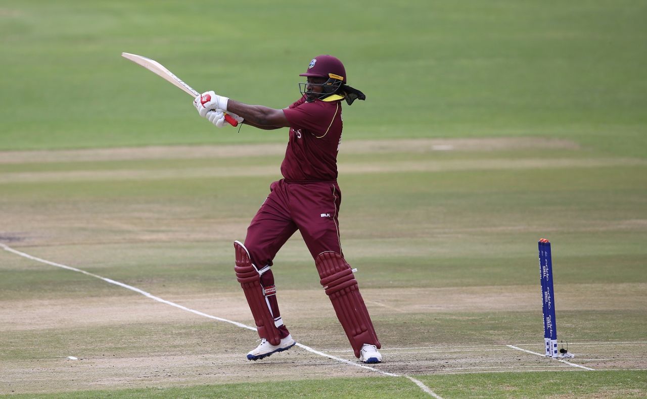 Chris Gayle scored a 31-ball 46, West Indies v Netherlands, World Cup Qualifier, March 12, 2018