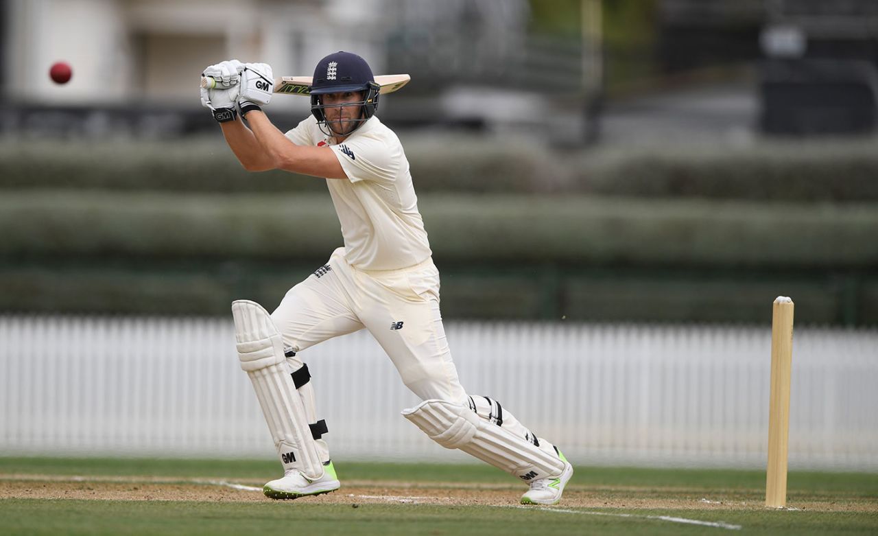 Dawid Malan played compactly for his 45, New Zealand XI v England XI, Tour match, Hamilton, 2nd day, March 17, 2018