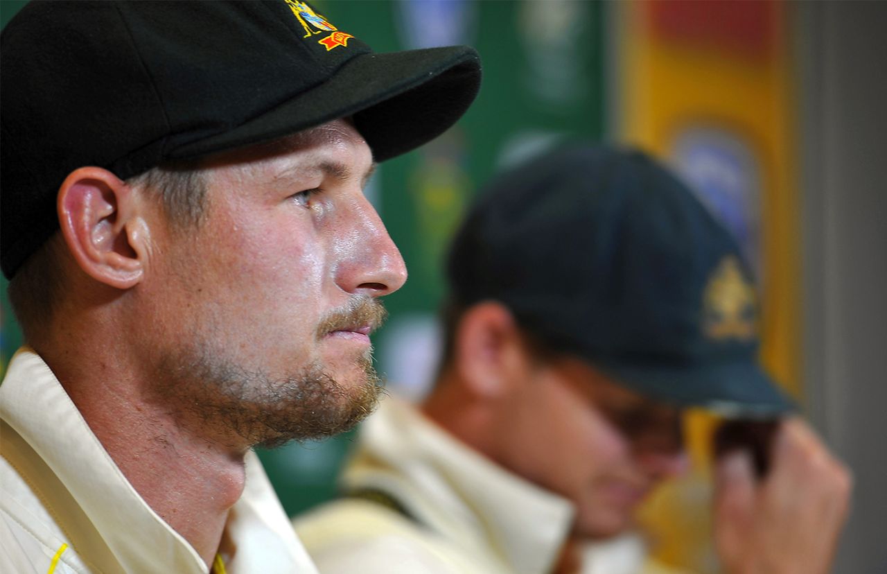 Cameron Bancroft cuts a sombre figure, South Africa v Australia, 3rd Test, Cape Town, 3rd day, March 24, 2018