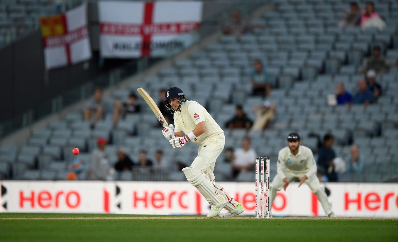 Joe Root works it off his pads, New Zealand v England, 1st Test, Auckland, 4th day, March 25, 2018