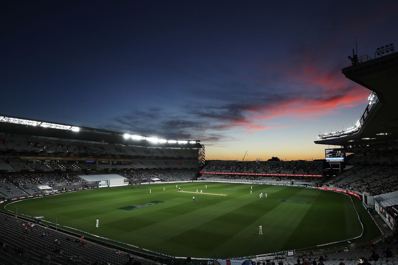 Eden Park under lights, New Zealand v England, 1st Test, Auckland, 4th day, March 25, 2018