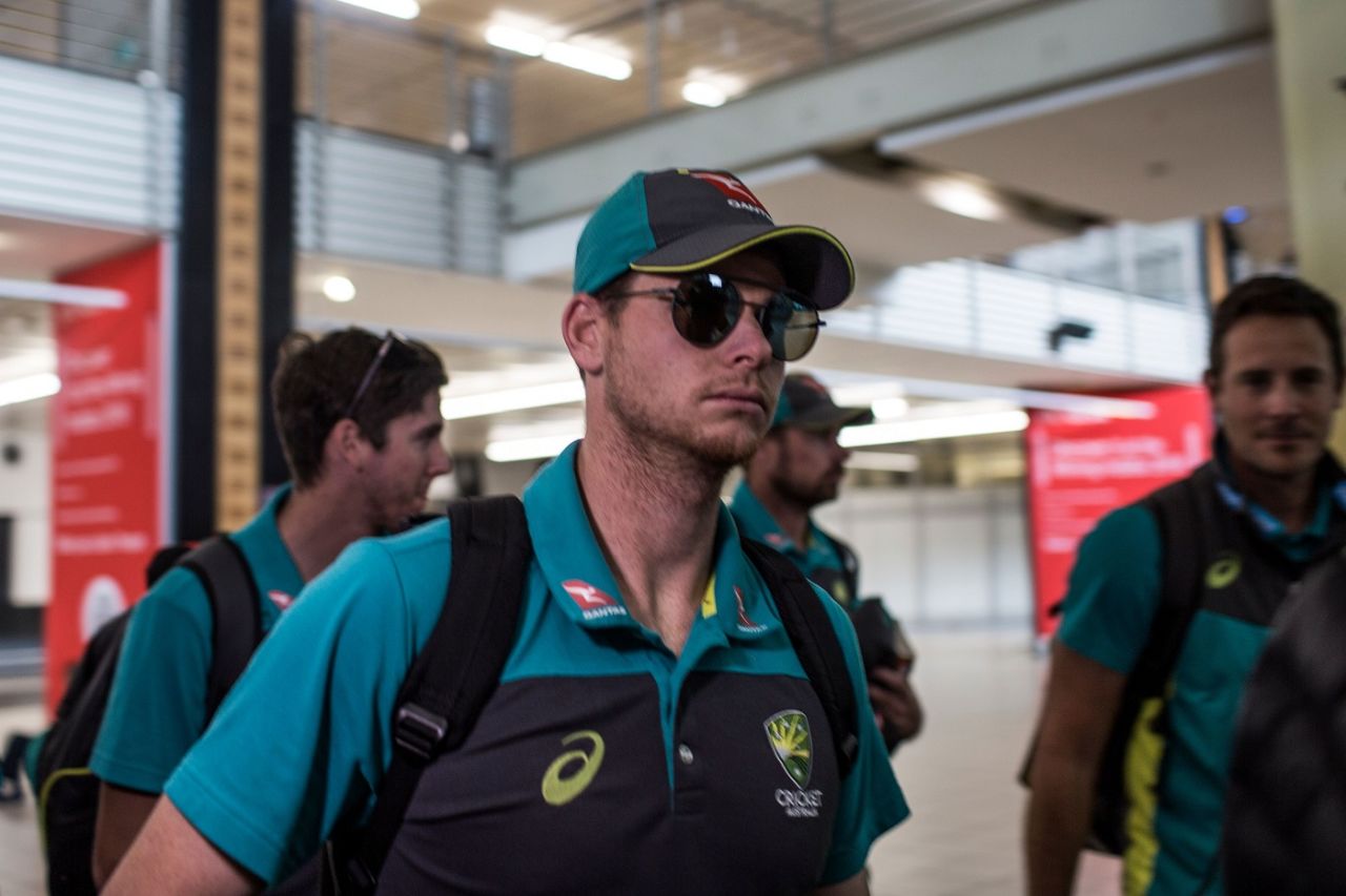 Steven Smith, banned for the final Test, arrived in Johannesburg, Johannesburg, March 27, 2018