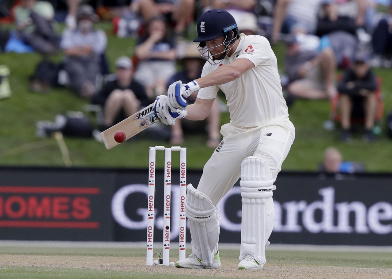 Jonny Bairstow's innings helped push the lead on, New Zealand v England, 2nd Test, Christchurch, 4th day, April 2, 2018