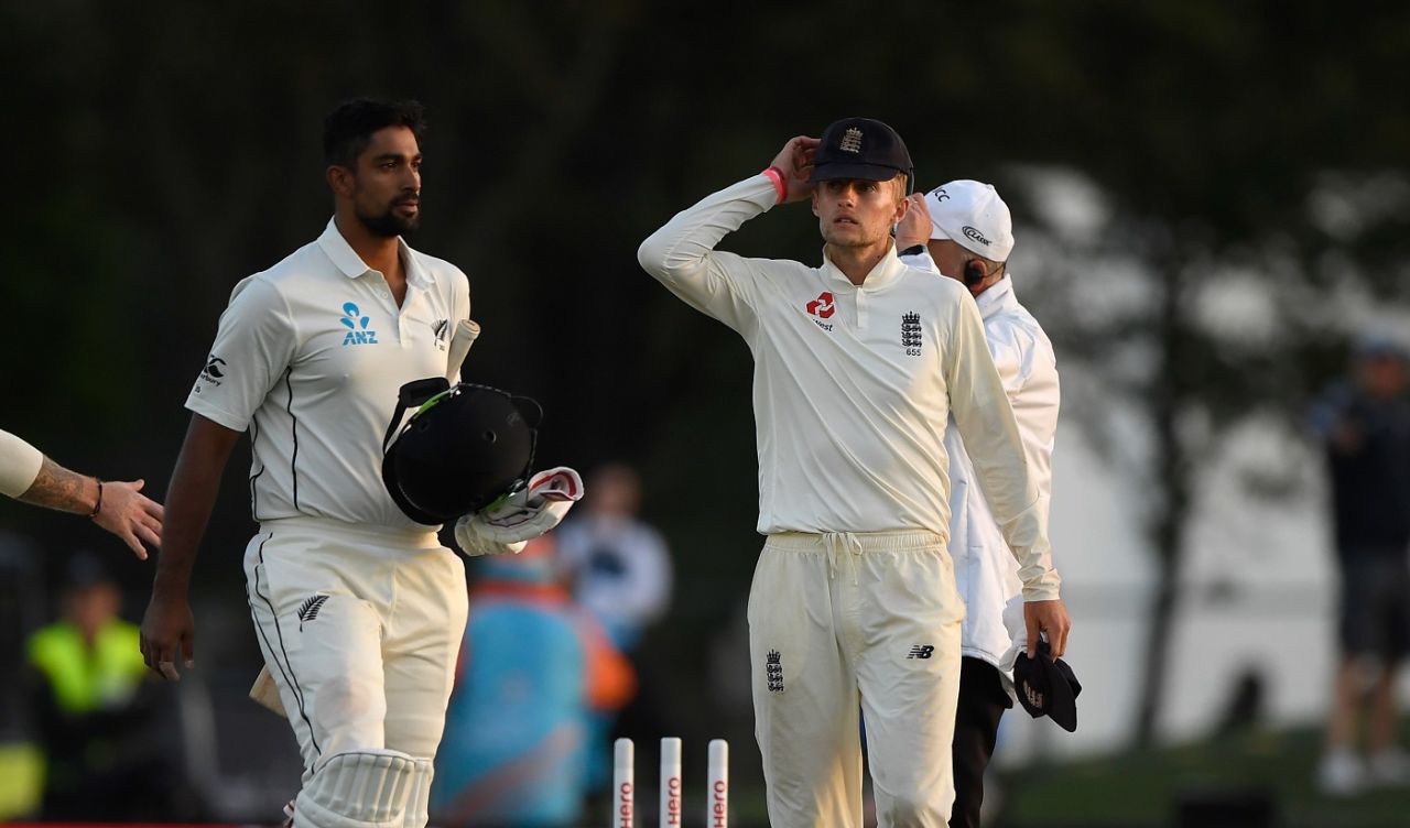 Joe Root had some head-scratching to do after England missed out on a win, New Zealand v England, 2nd Test, Christchurch, 5th day, April 3, 2018
