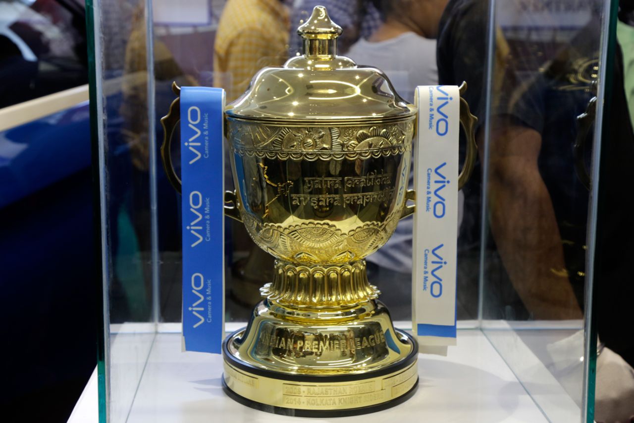 The Indian Premier League 2018 trophy, Kolkata, April 5, 2018