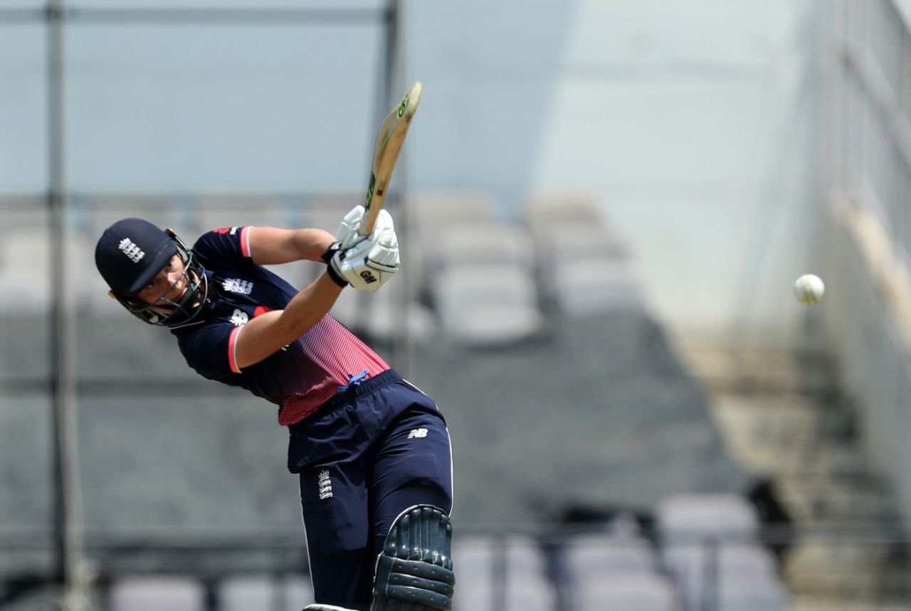 Amy Jones top-scored for England, India v England, 3rd ODI, Nagpur, April 12, 2018 