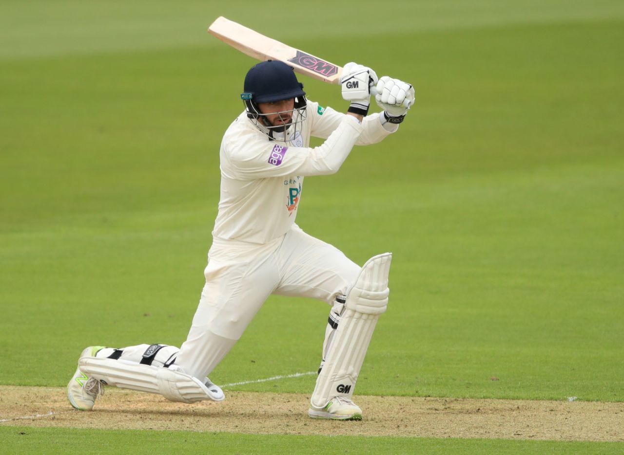 James Vince made 75 in difficult batting conditions, County Championship, Division One, Hampshire v Worcestershire, Ageas Bowl, 1st day, April 13, 2018