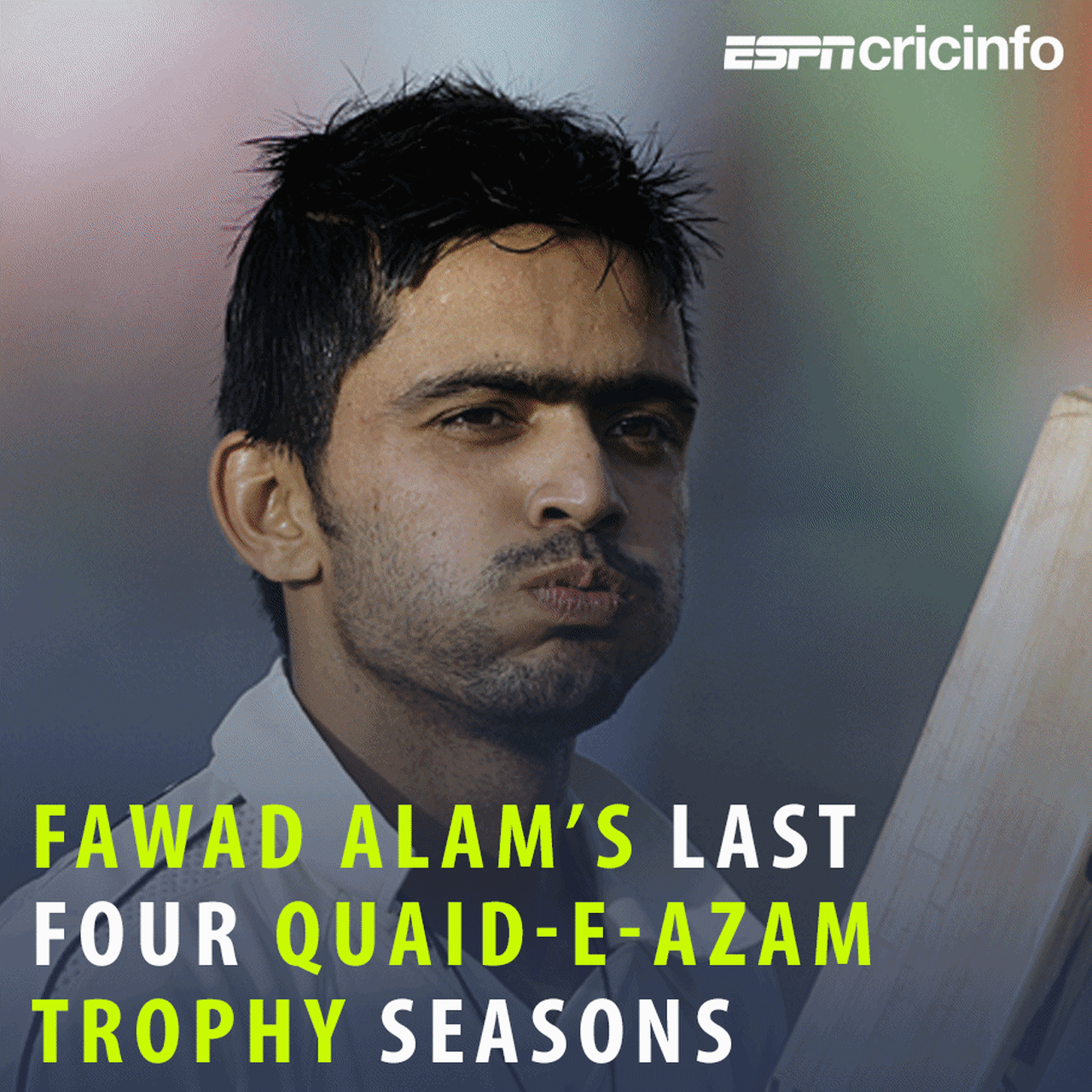 Despite consistent showings in the Quaid-e-Azam Trophy, Fawad Alam hasn't played a Test since 2009