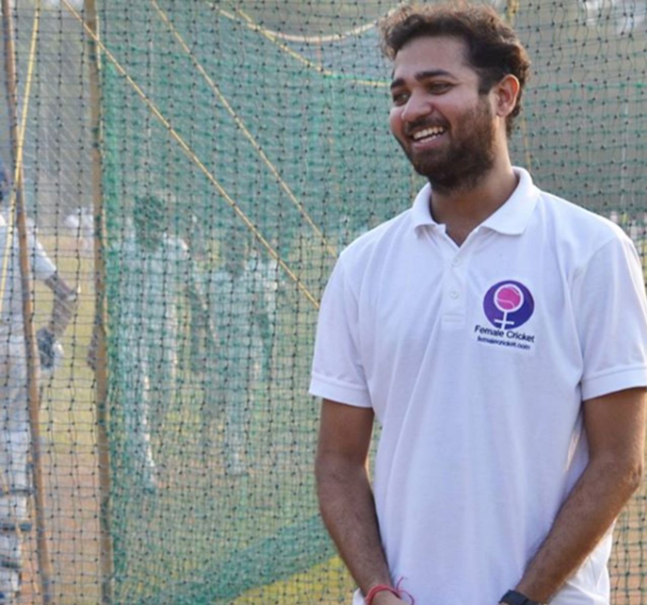 Vishal Yadav, founder of the Female Cricket fan group