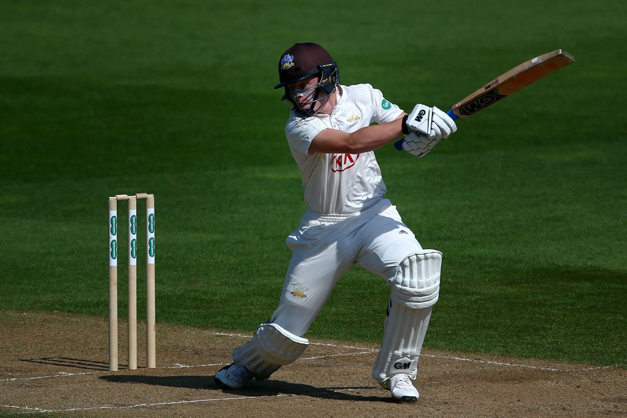 Ollie Pope's century built Surrey's lead, Surrey v Hampshire, Specsavers Championship, Division One, Kia Oval, April 22, 2018