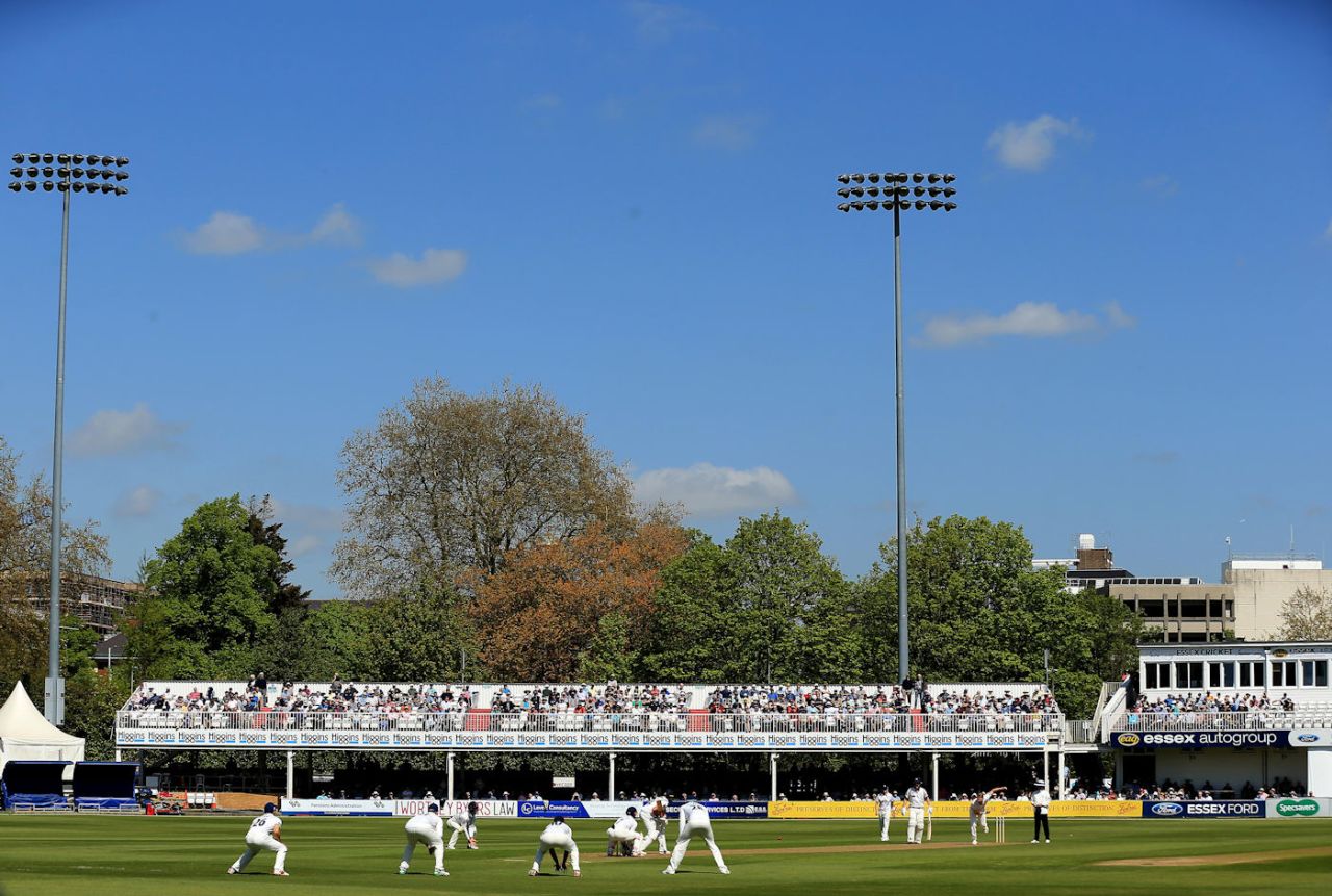 A view of the County Ground, Chelmsford, May 4, 2018