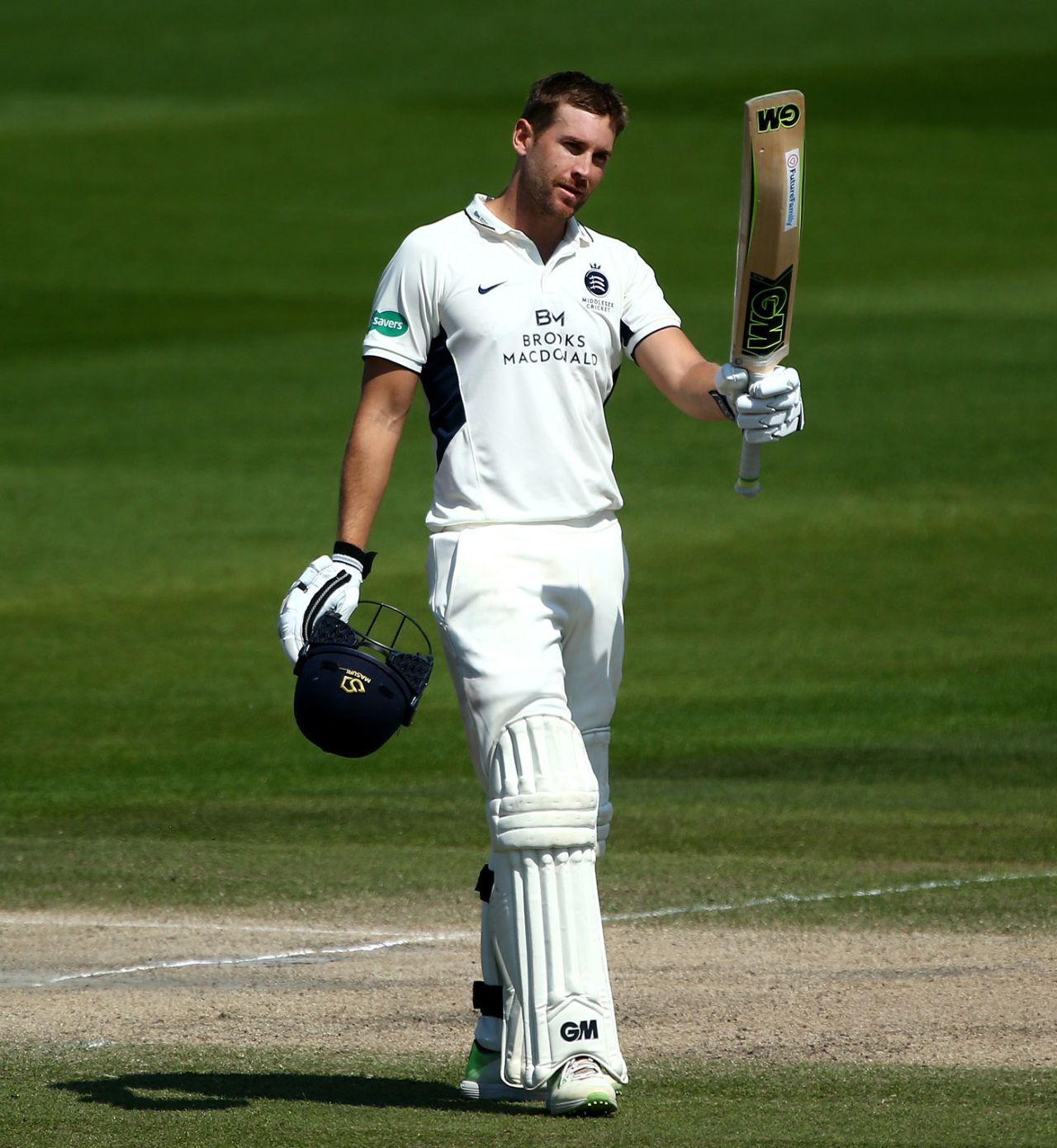 Dawid Malan made his first century of the season, Sussex v Middlesex, Specsavers Championship, Division Two, Hove, May 6, 2018
