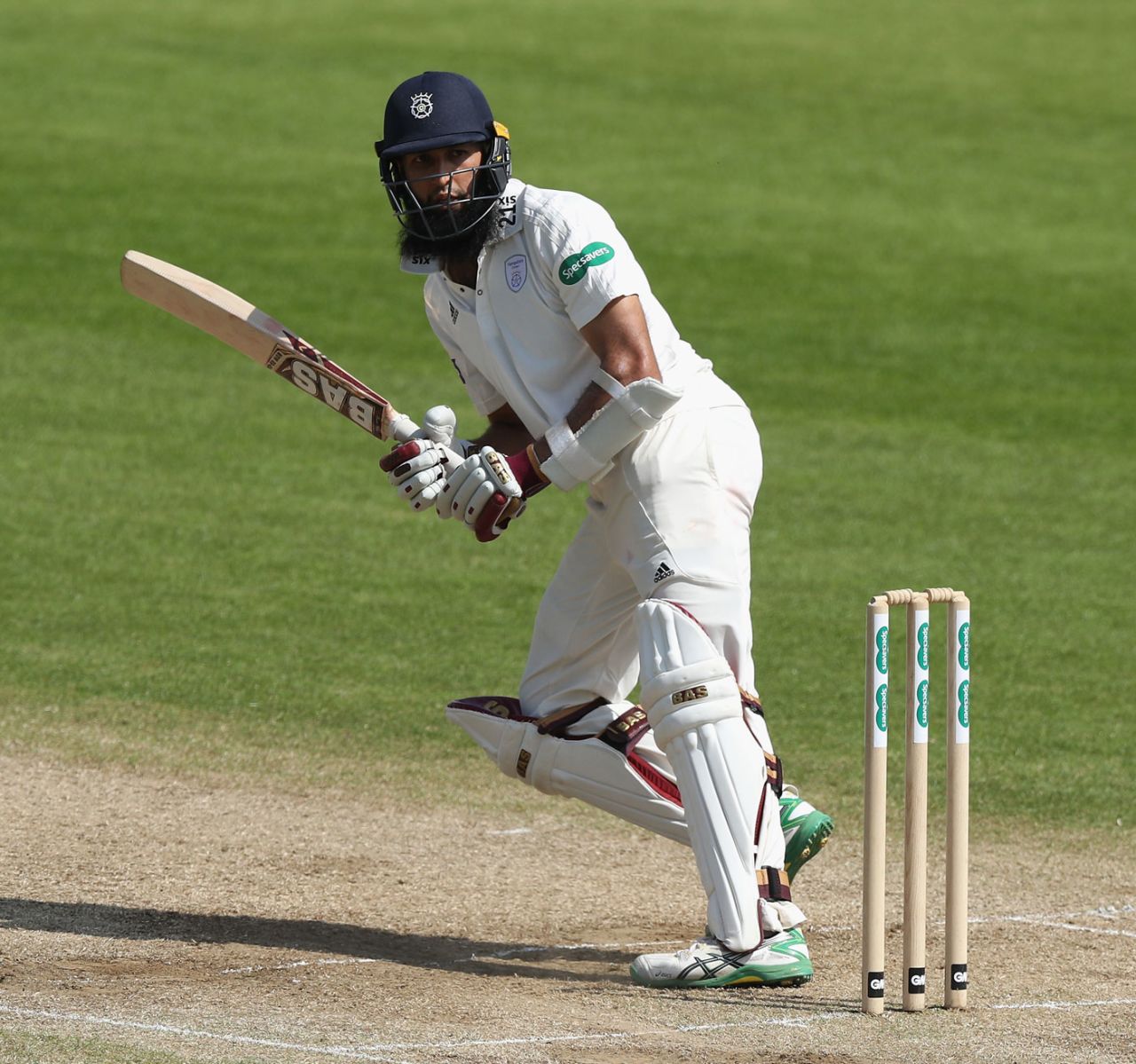 Hashim Amla was central to his side's hopes, Nottinghamshire v Hampshire, County Championship, Division One, Trent Bridge, 4th day, May 7, 2018
