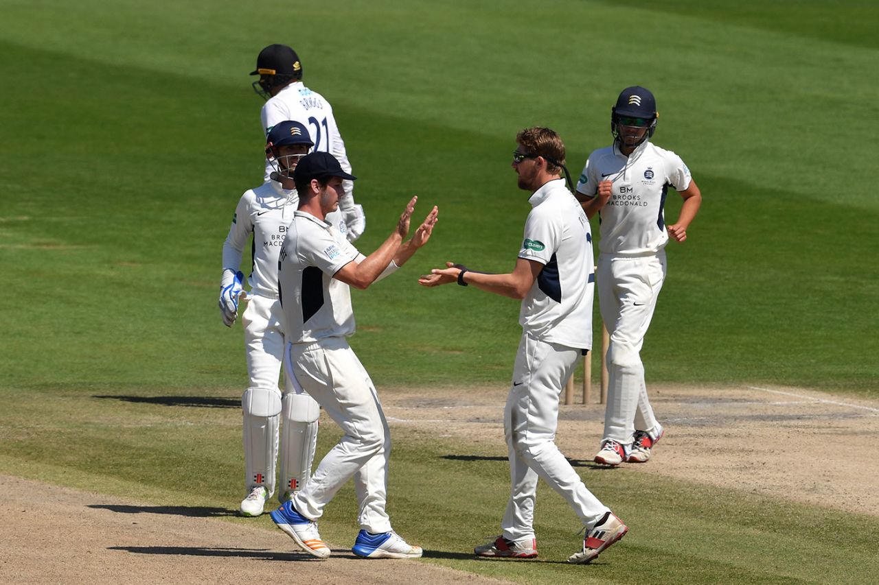 Ollie Rayner opened the door for Middlesex, Sussex v Middlesex, Specsavers Championship, Division Two, Hove, May 7, 2018