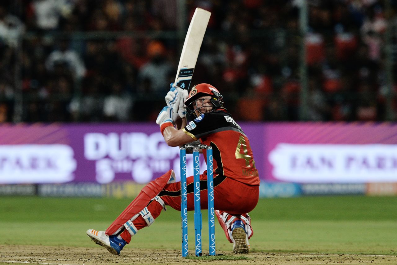 Brendon McCullum plays behind the wicket, Royal Challengers Bangalore v Mumbai Indians, IPL 2018, May 1, 2018