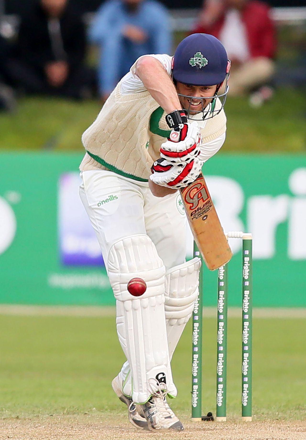 Ed Joyce helped Ireland make a solid start to their second innings, Ireland v Pakistan, Only Test, Malahide, 3rd day, May 13, 2018